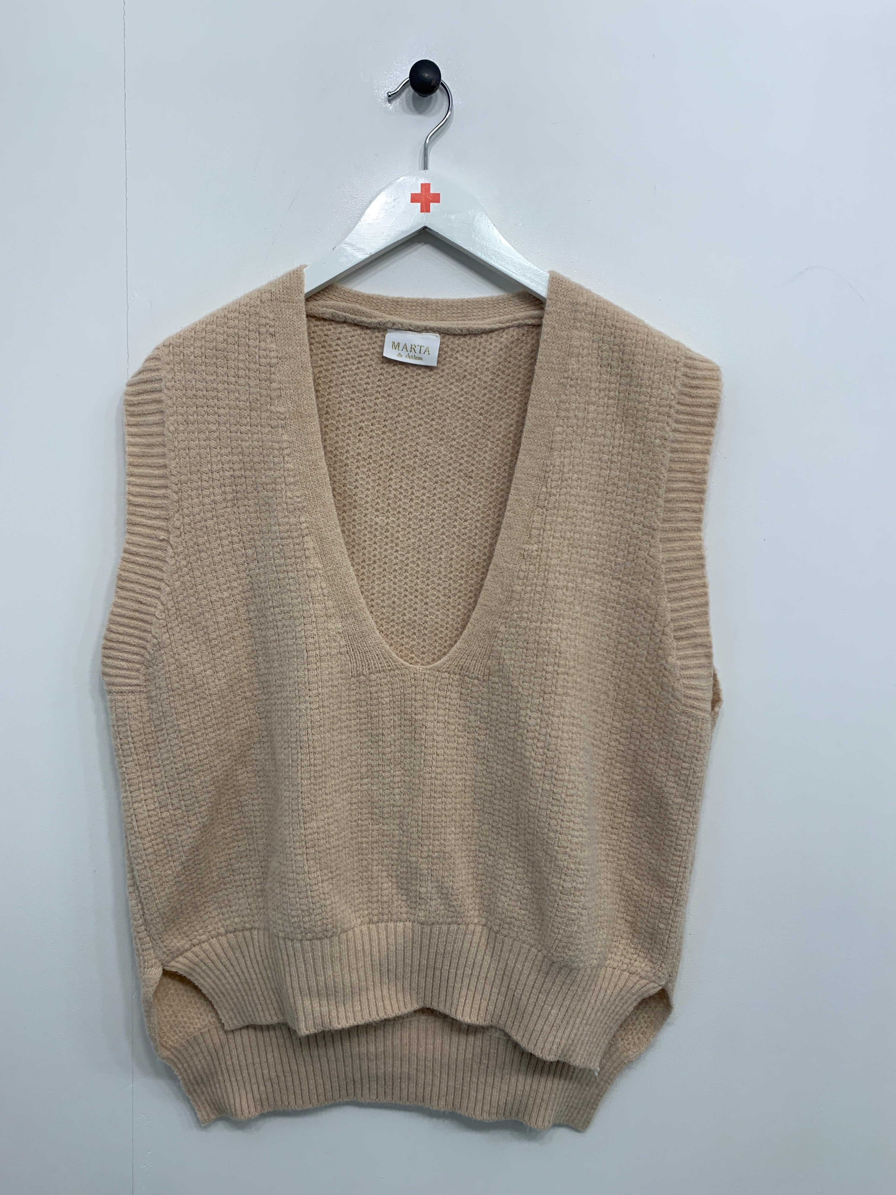 MARTA LINEN VEST main image 1