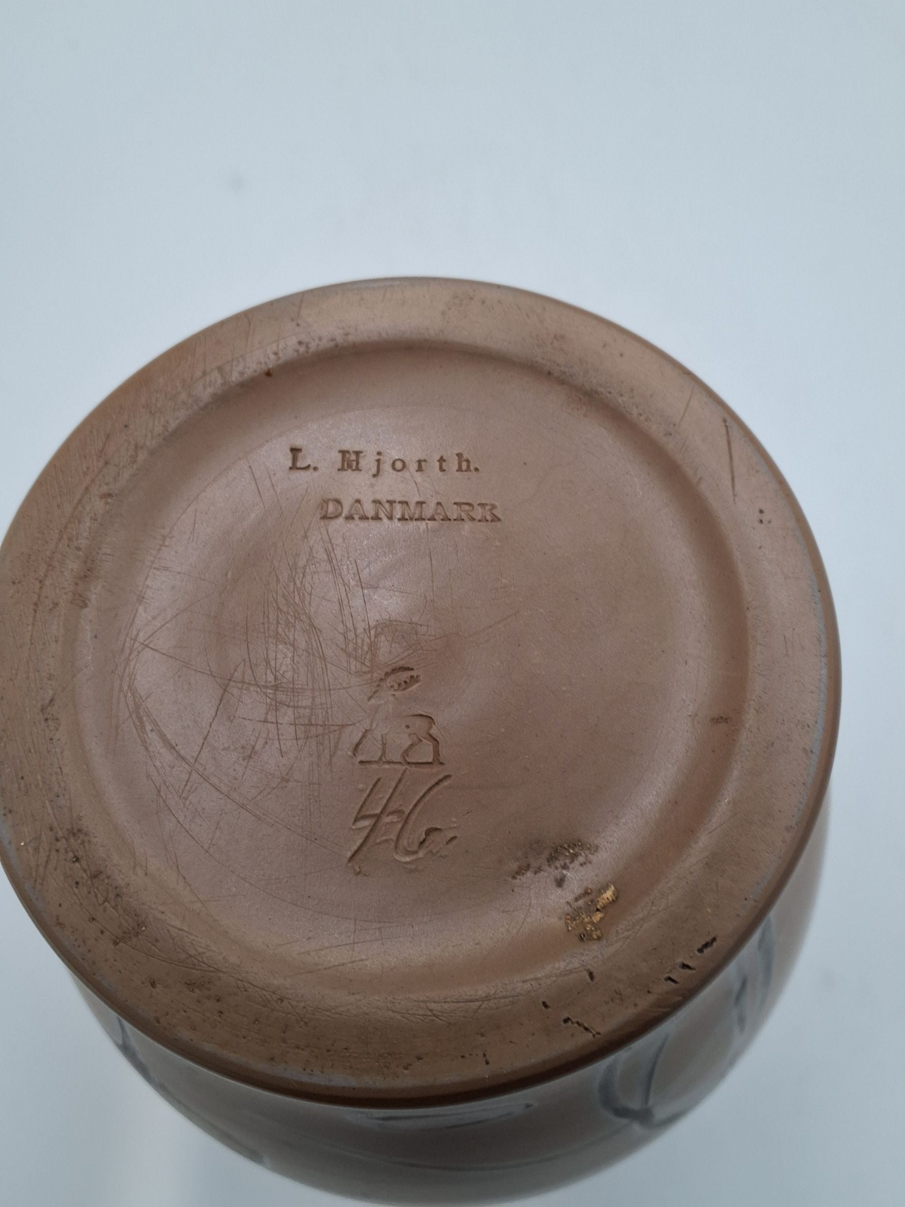 Vase med fuglemotiv