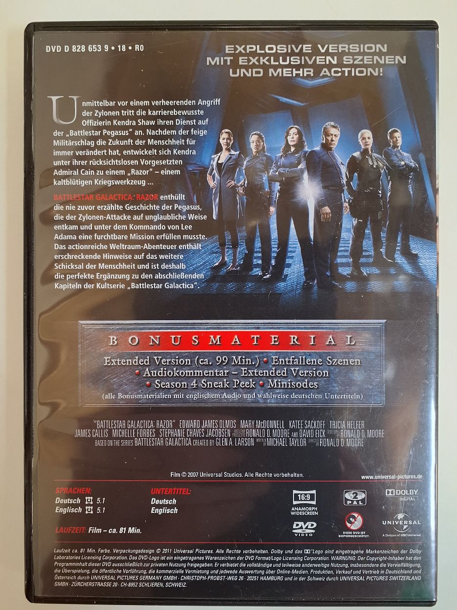 Dvd Battlestar Galactica complete collection