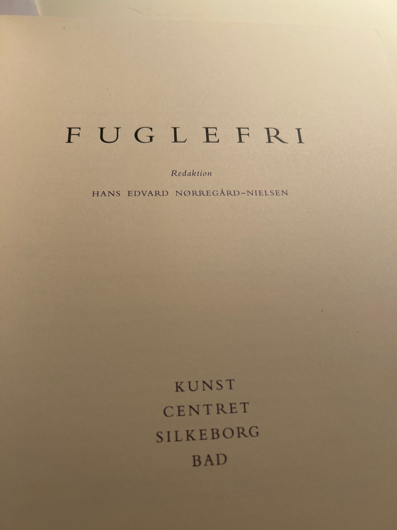 Fuglefri af Hans Edward Nørregård-Nielsen