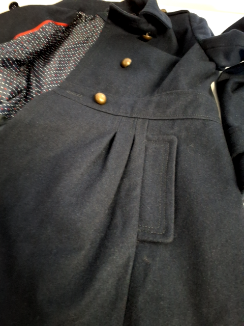 Tommy Hilfiger Marineblå Frakke (O729)