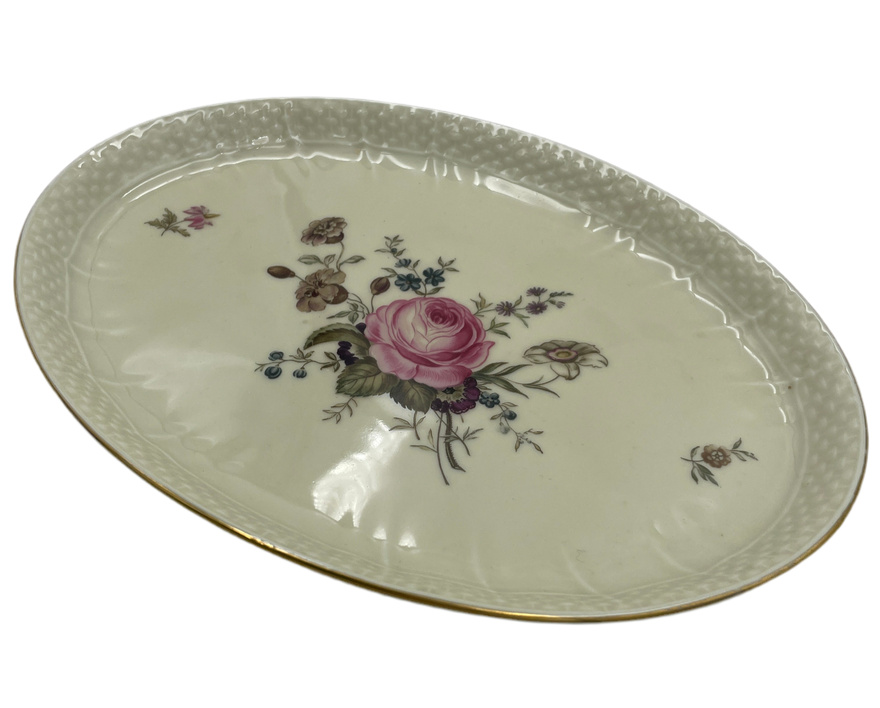 Royal Copenhagen ovalt fad