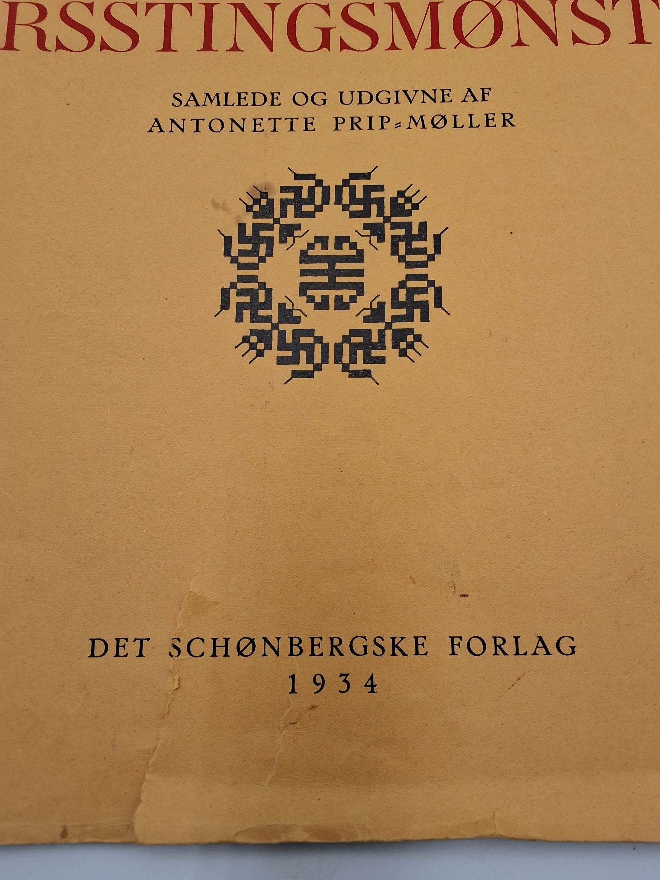 Bog om kinesisk korsting 1934