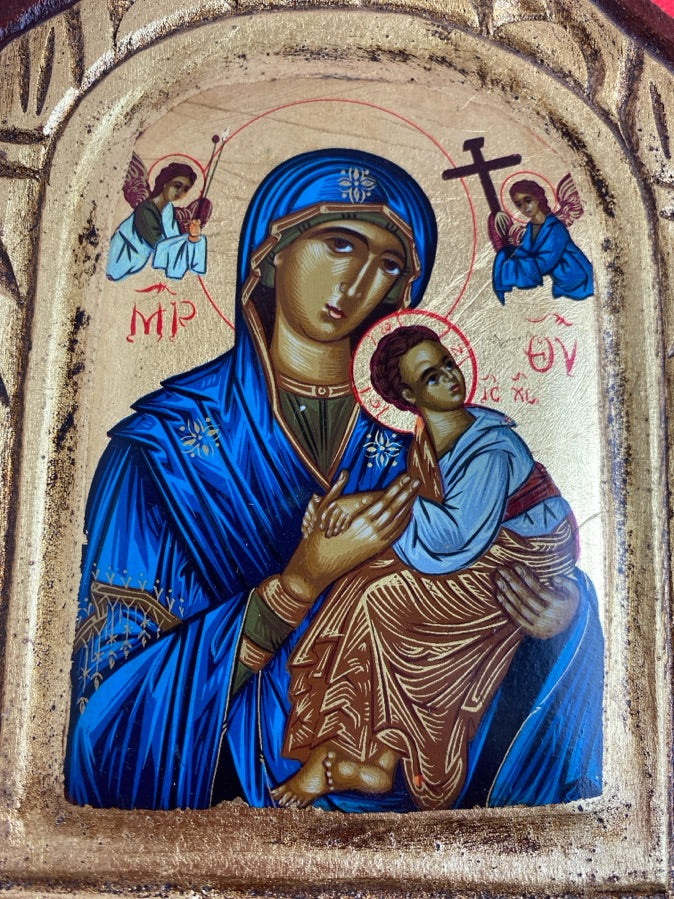 Ikon med Jomfru Maria