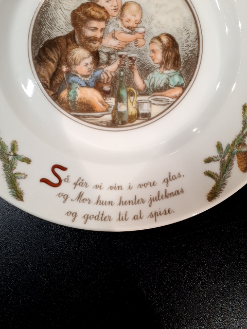 Juleplatte  nr 6 Royal Copenhagen