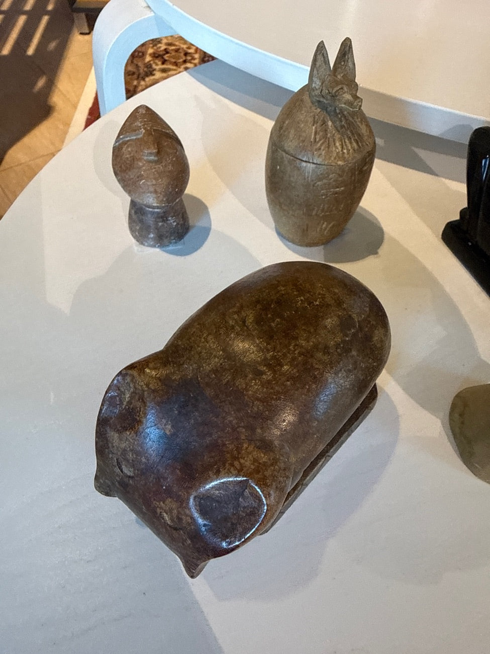 Fedtstens figur brun
