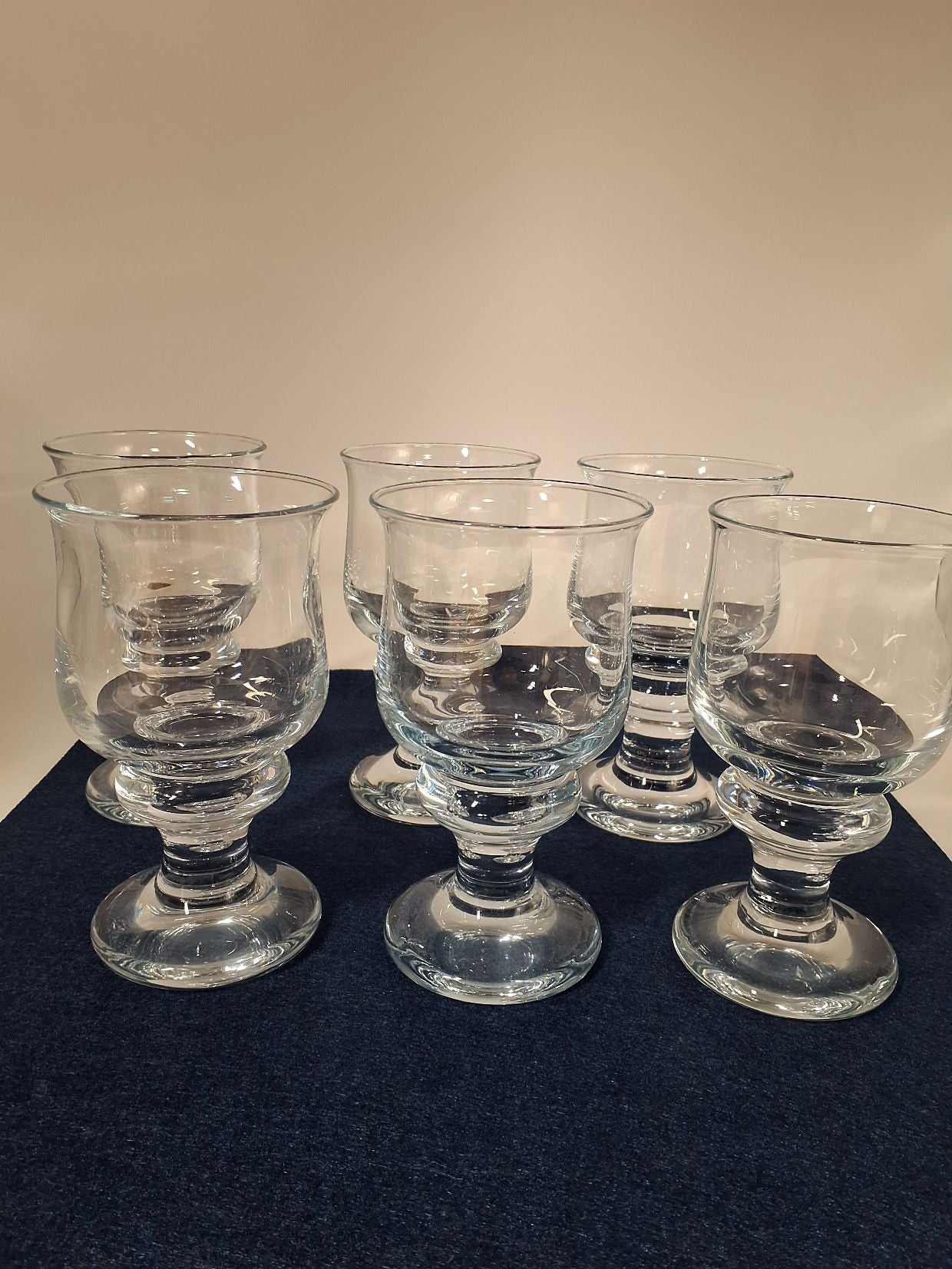 6 x Holmegaard Tivoli ølglas