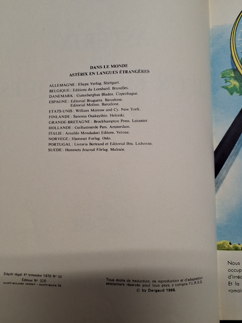 Asterix 1968