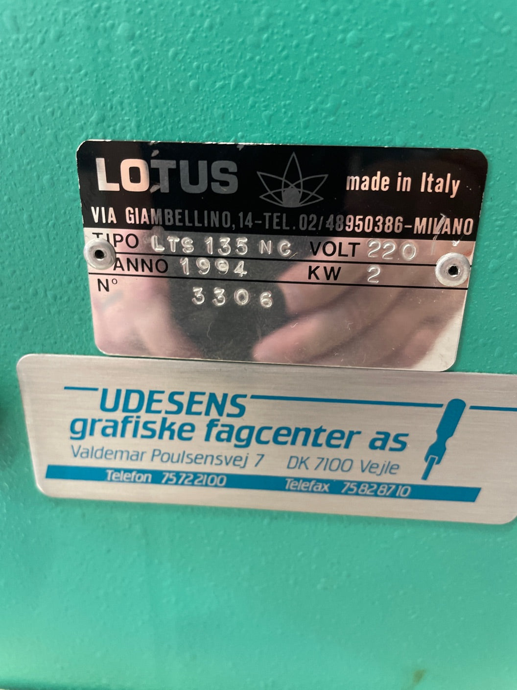 Lotus. LTC 135 Varmepresse