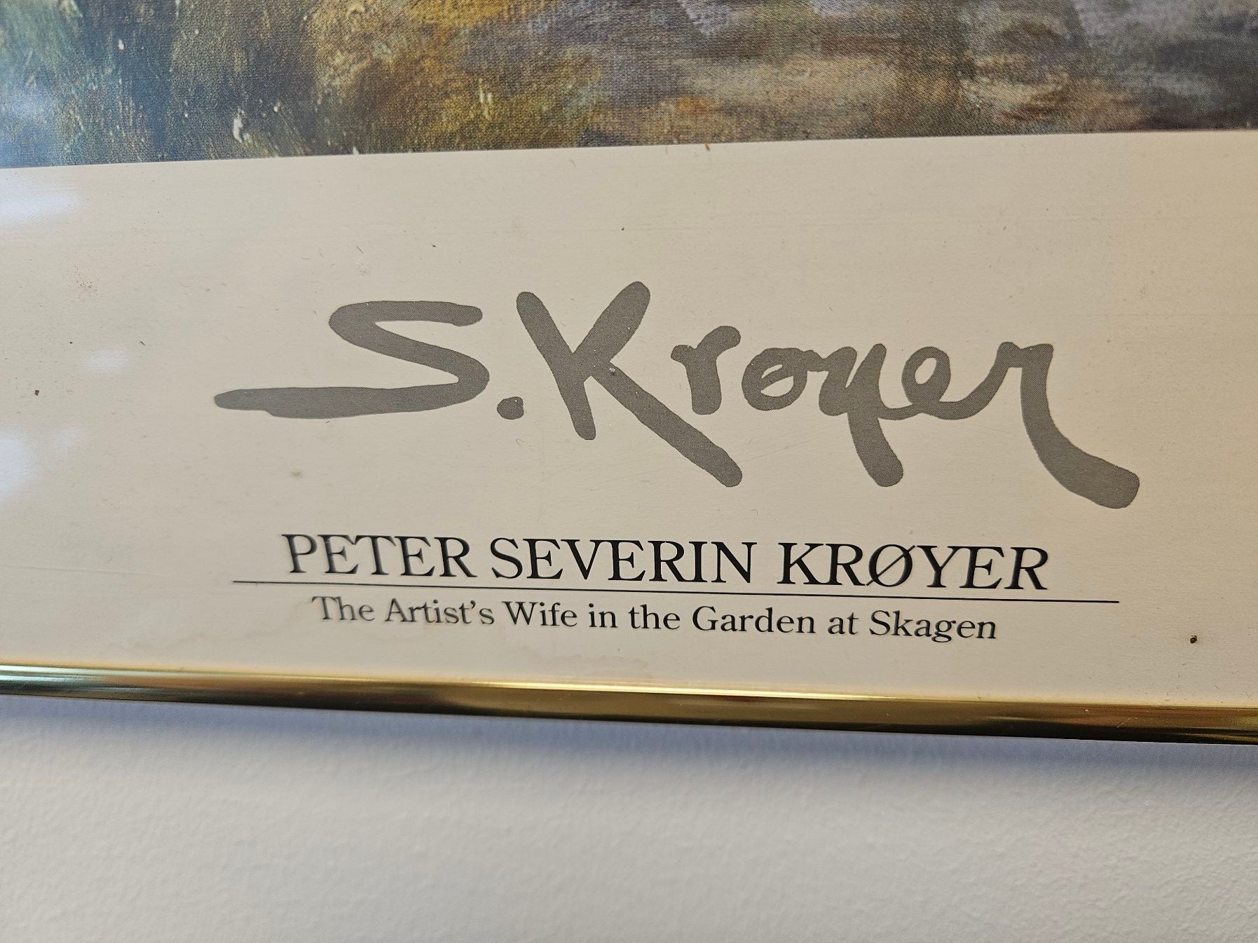 PS Krøyer Roser - Plakat