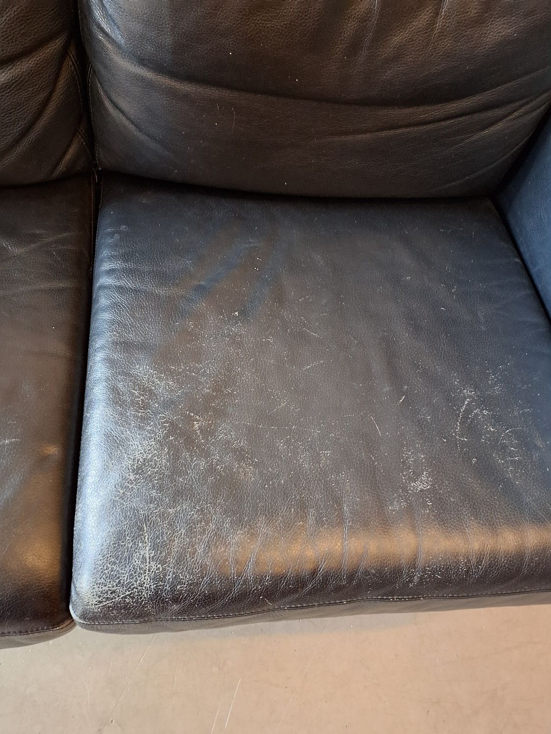 2-personers lædersofa