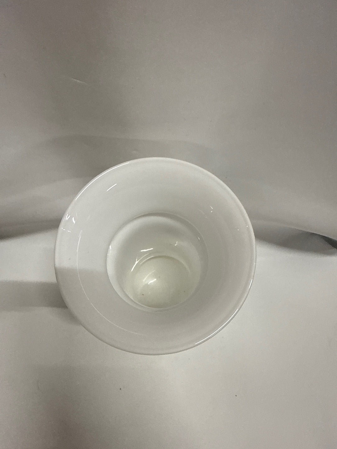 Vase hvid "Holmegaard"
