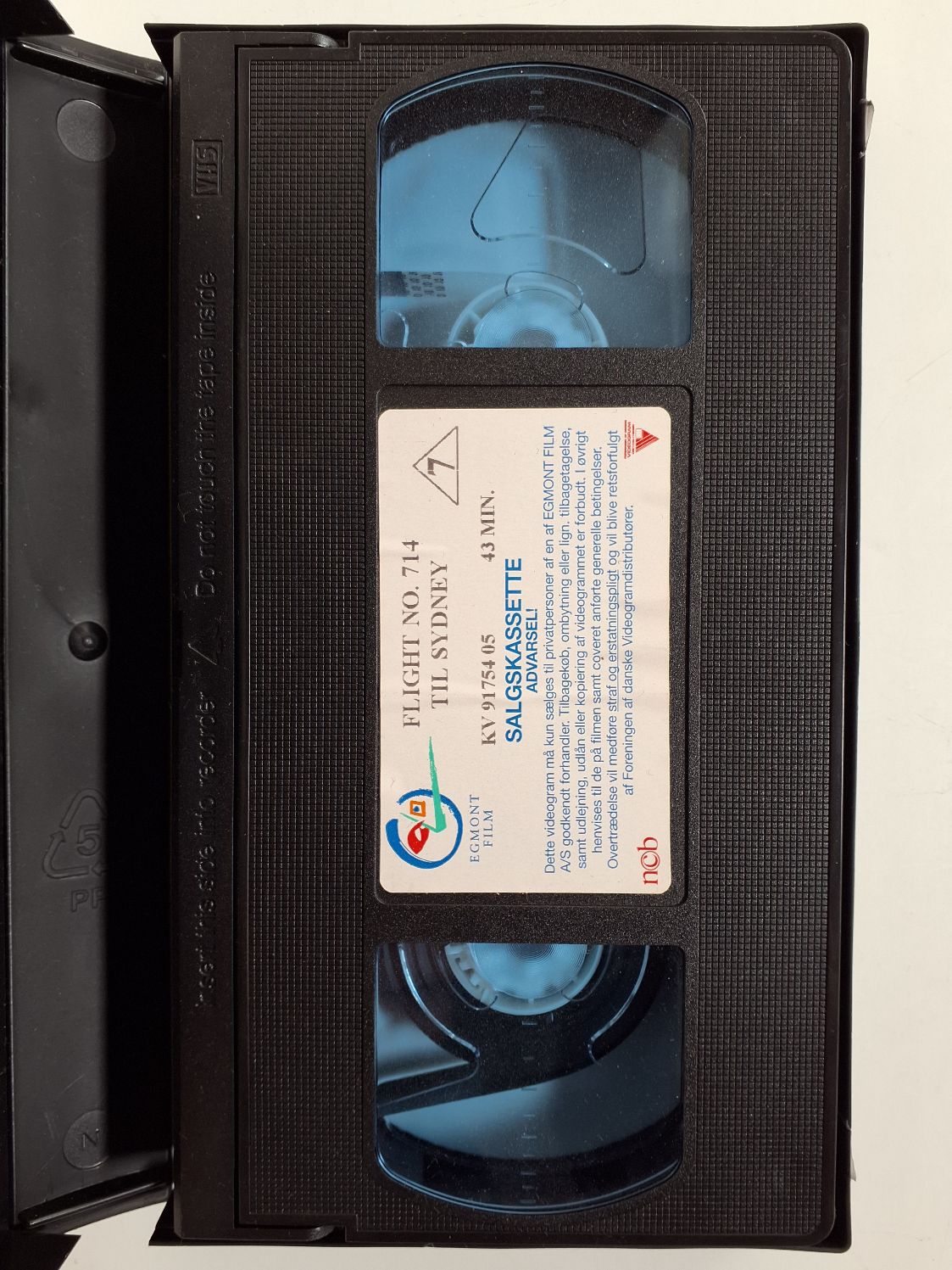 VHS Tintin Flight no. 714 til Sydney