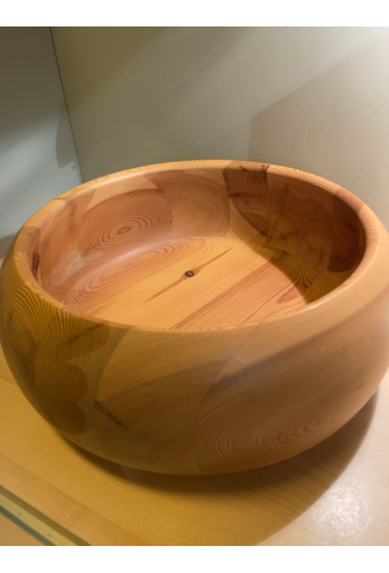 Rund Bowl i fyrretræ