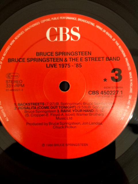 LP Bruce Springsteen Live 1975-85