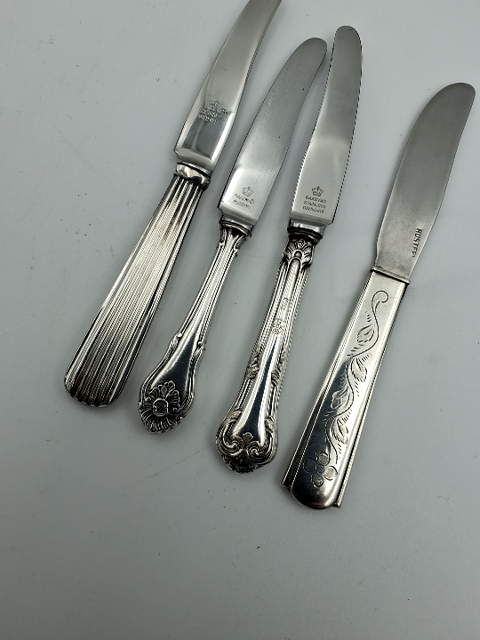 Raadvad smør knive. 4 stk.