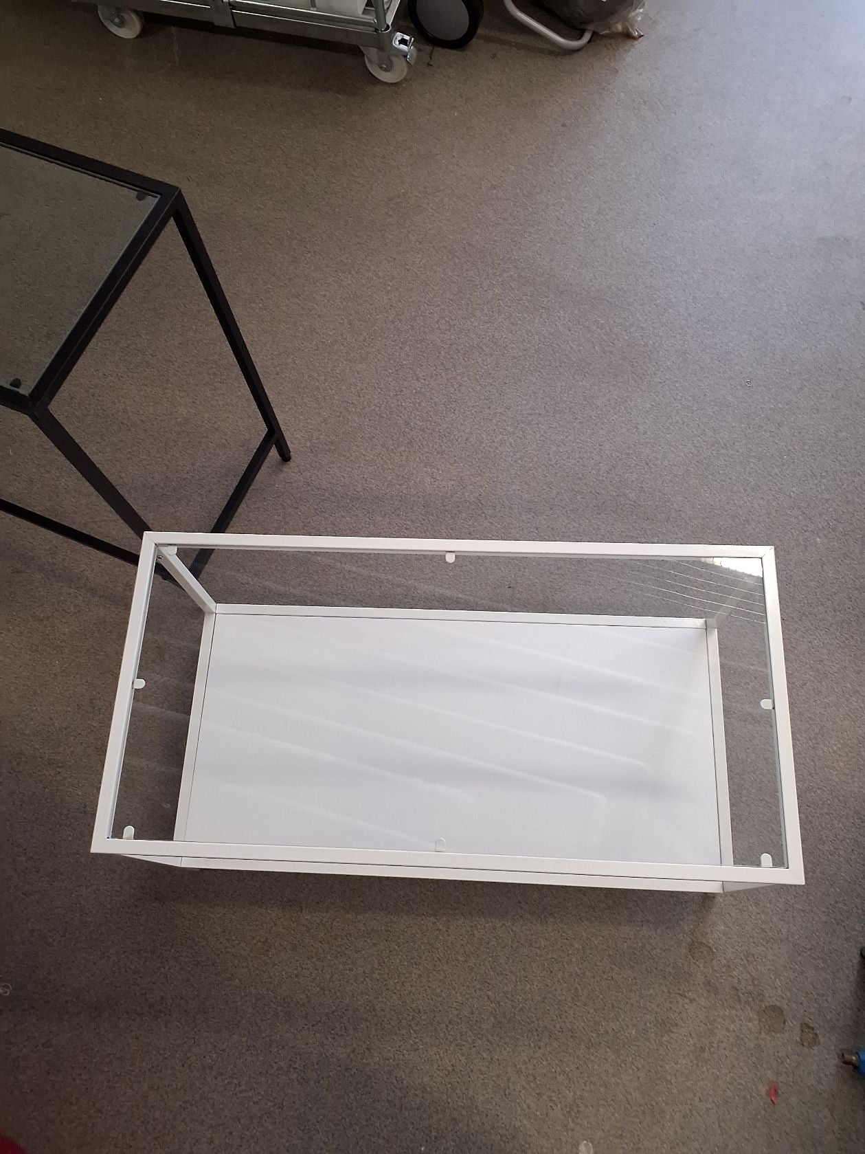 Hvidt glasbord