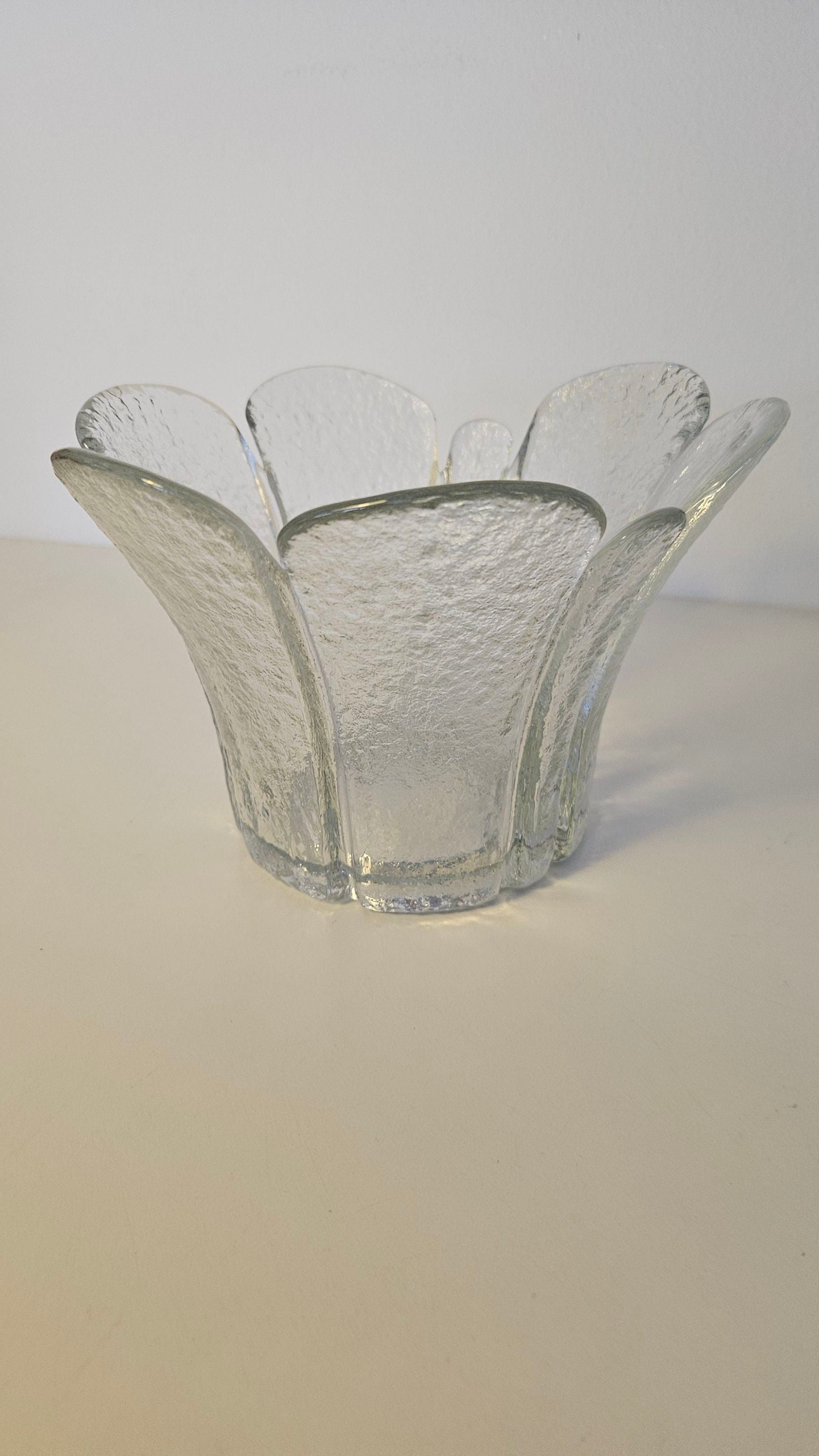 Vintage Glasskål/Vase