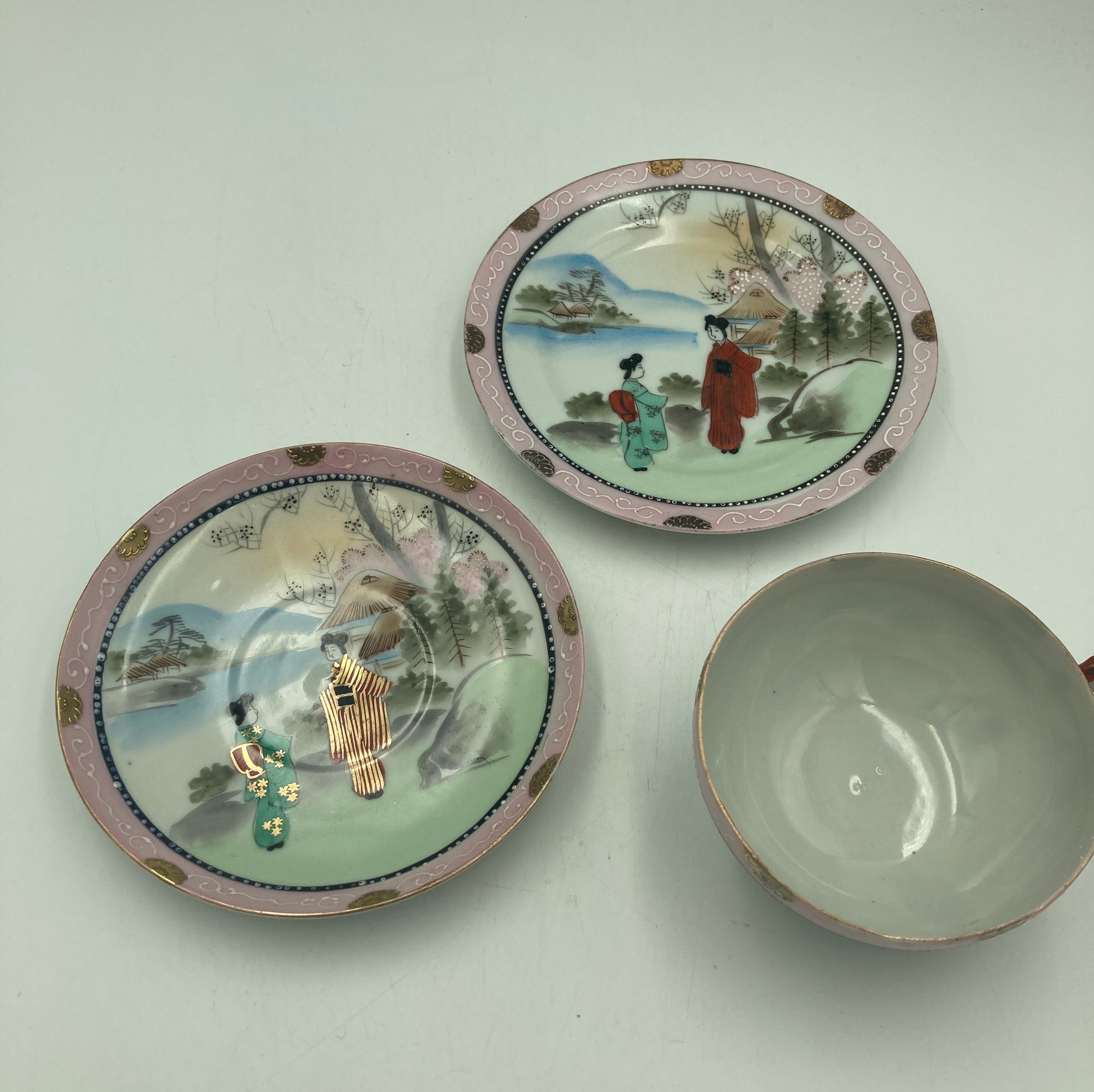 Japansk kaffesæt porcelæn