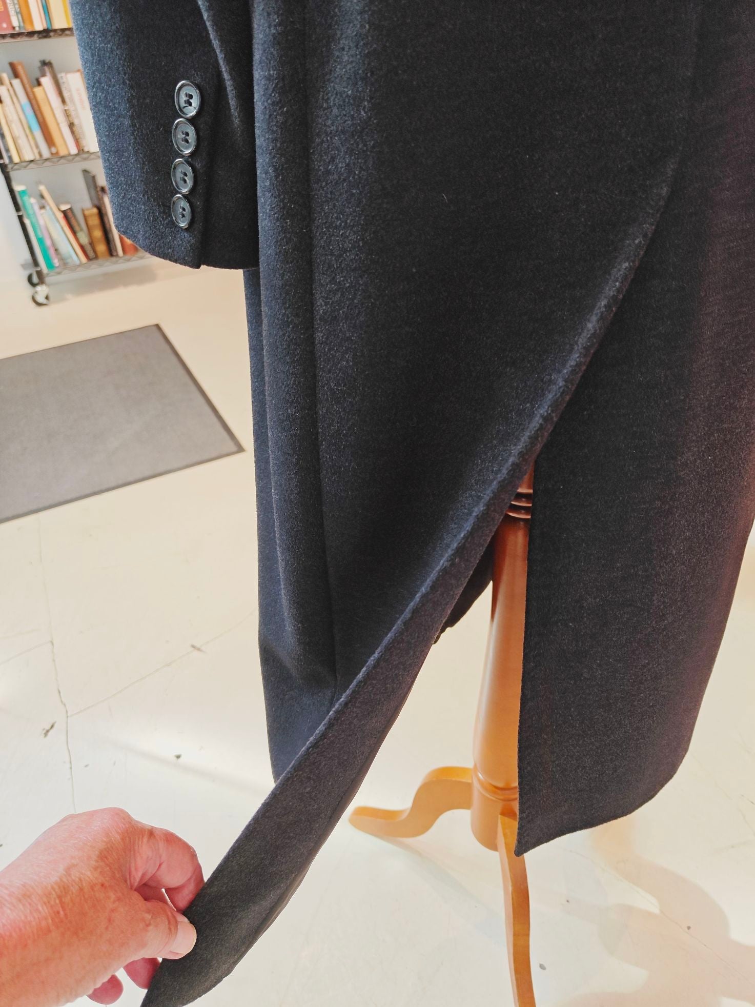 Max Mara Vinterfrakke, sort