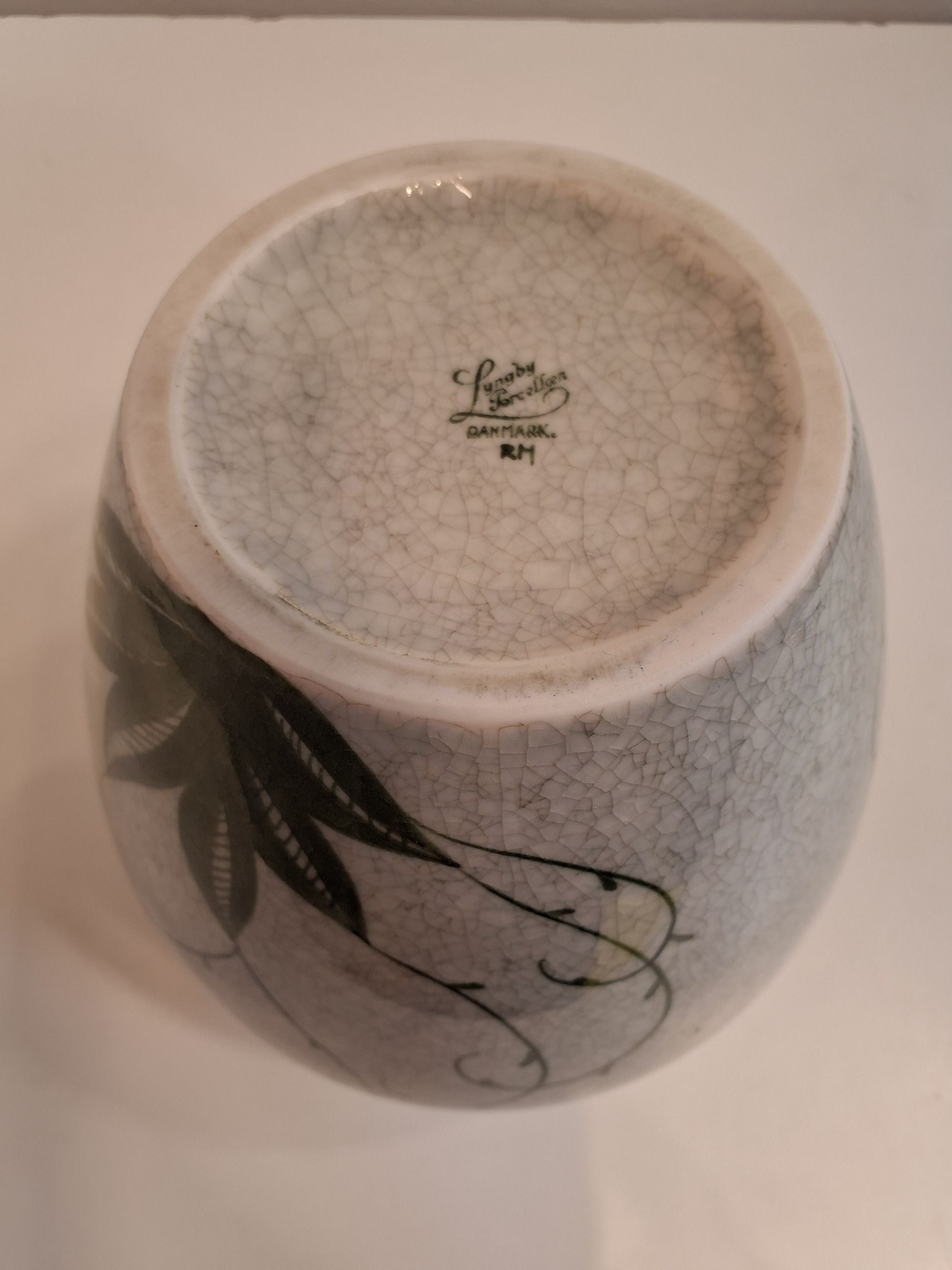Krakeleret Lyngby vase