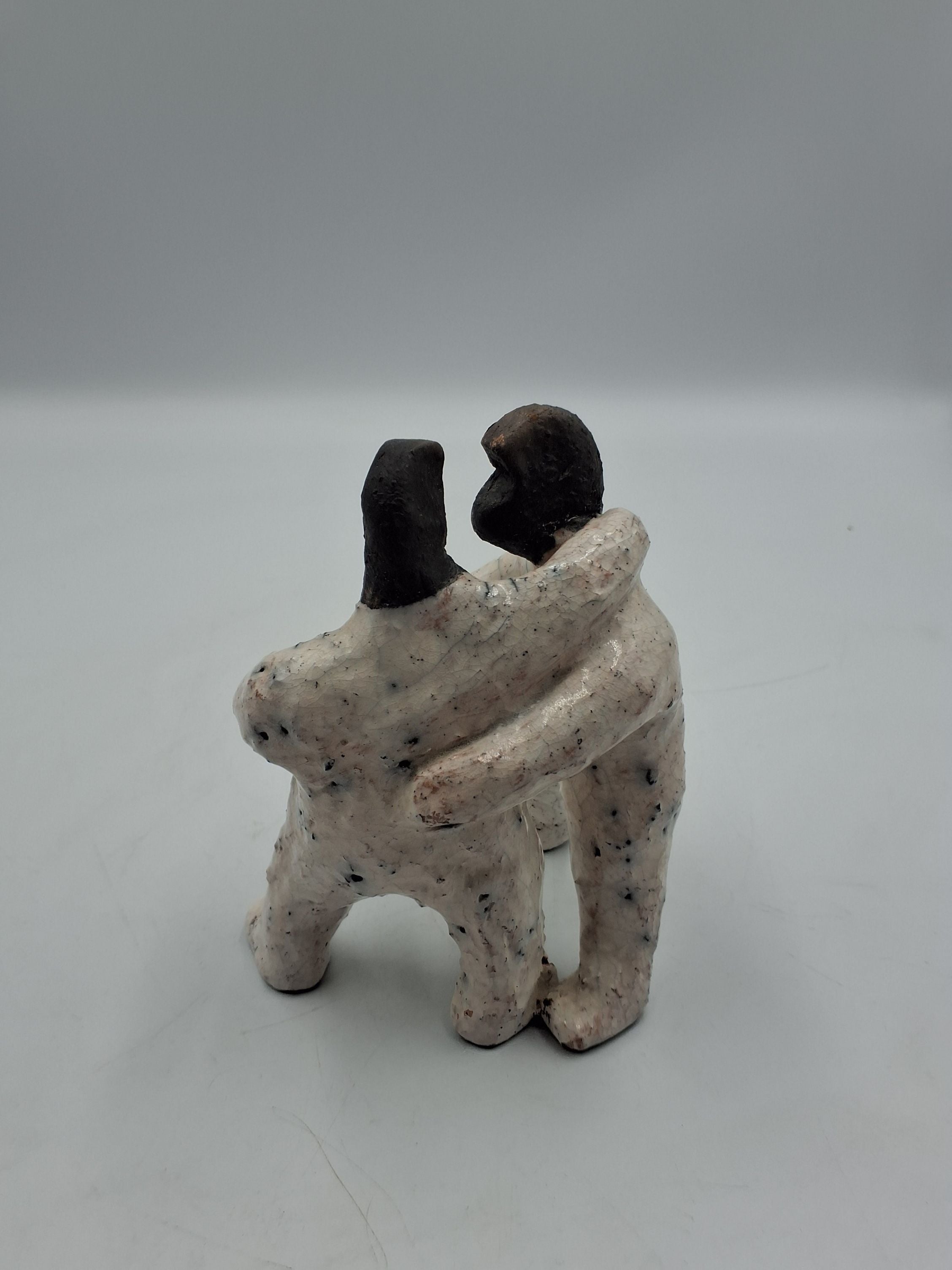 Håndlavet figur med Raku brænding