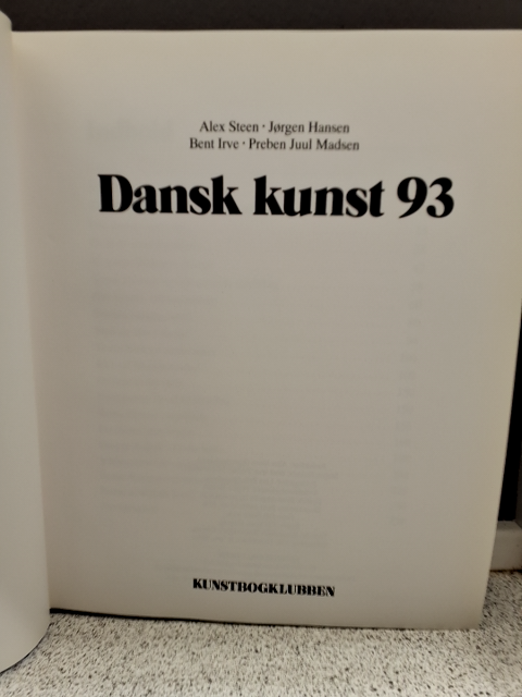 Bog: Danske kunst 93