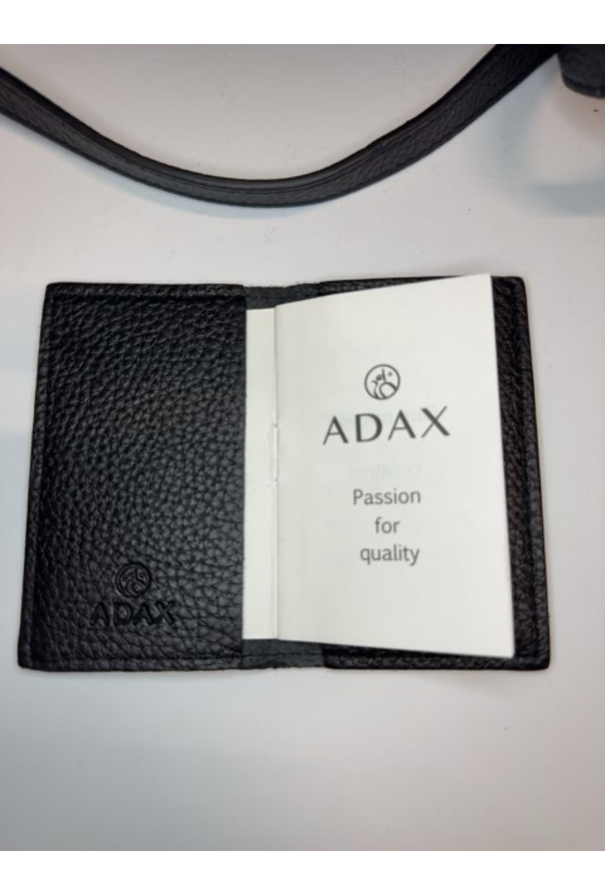 Adax skuldertaske med certificat
