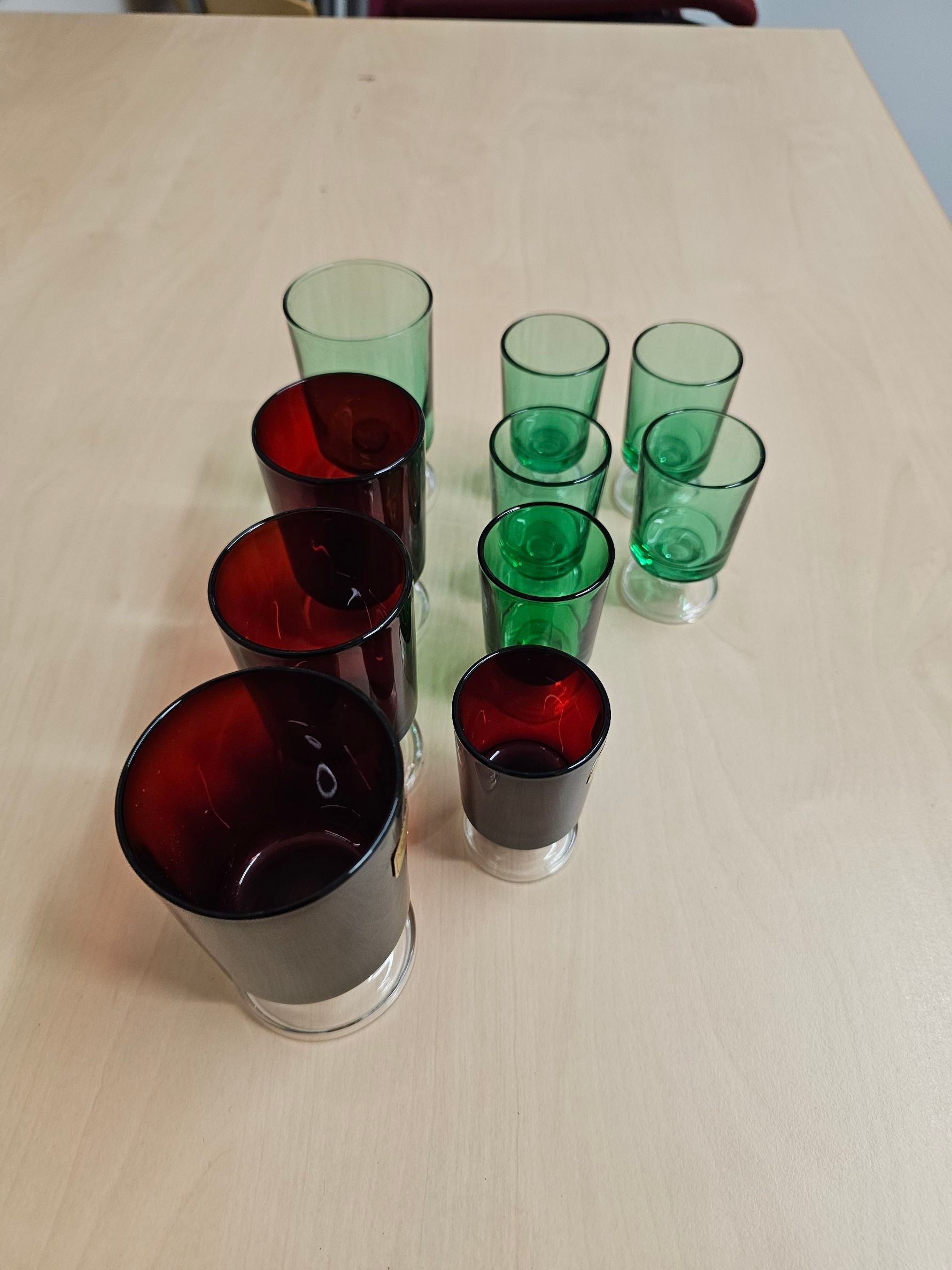 1 sæt luminarc glas