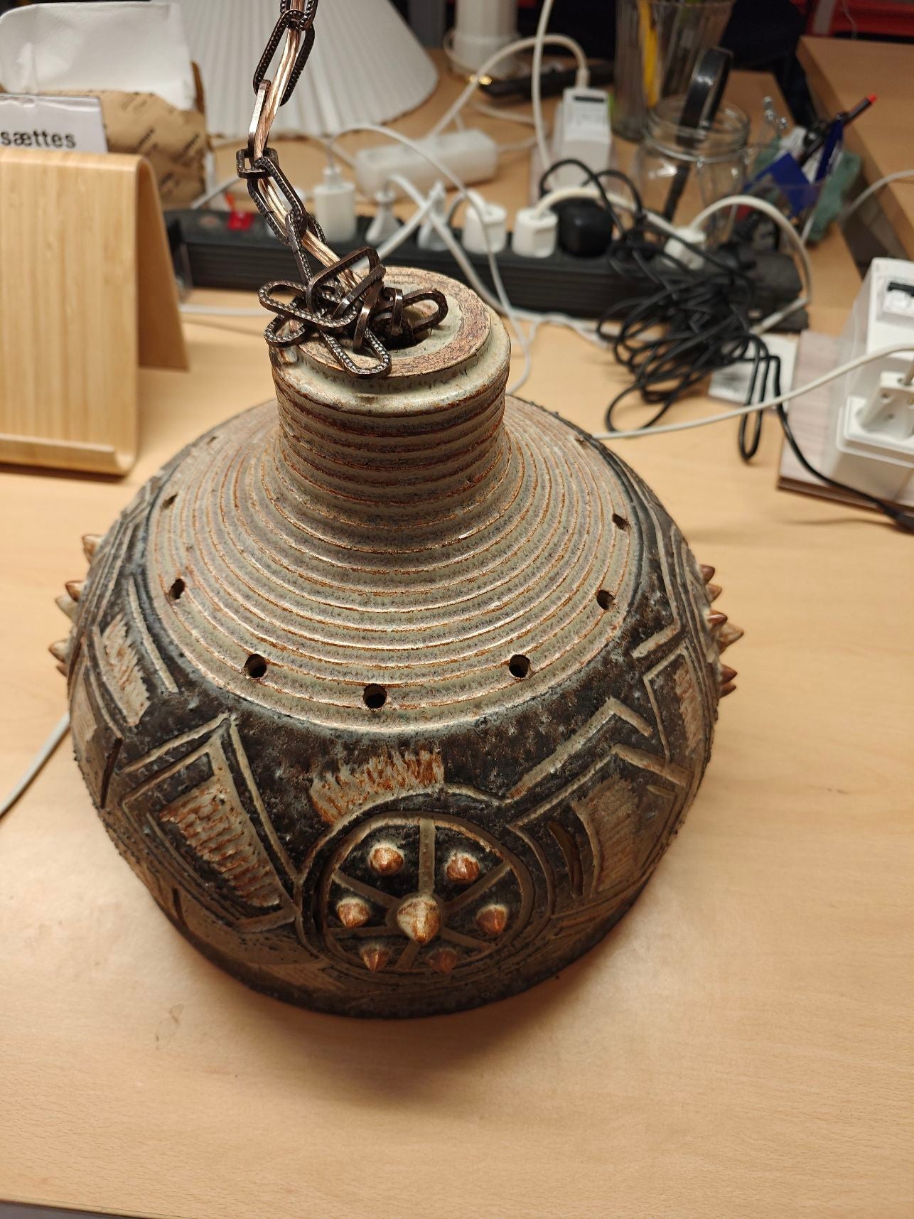 Keramik lampe