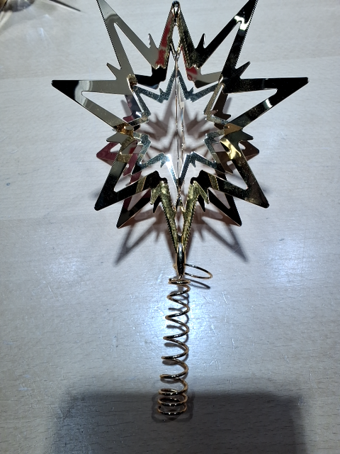 Georg Jensen Forgyldt julestjerne Top