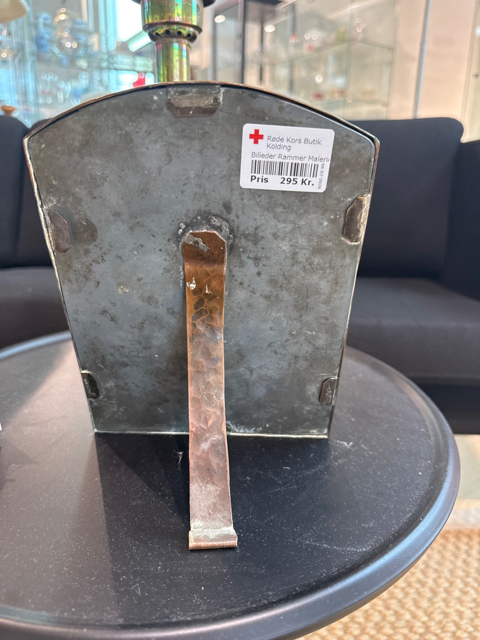 Antik metalramme kobber