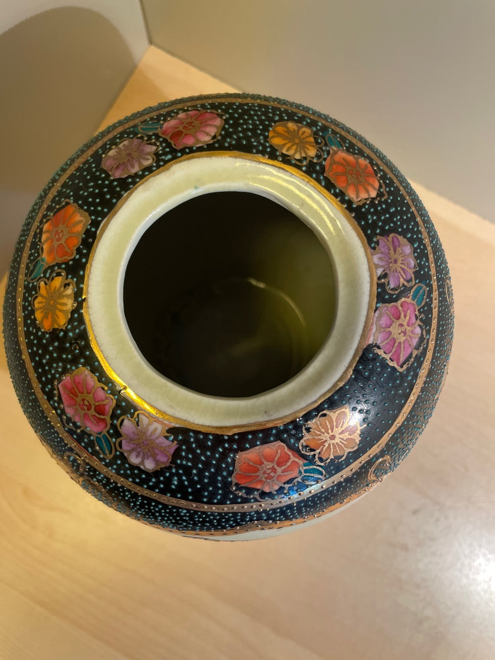 Japansk satsuma stil vase