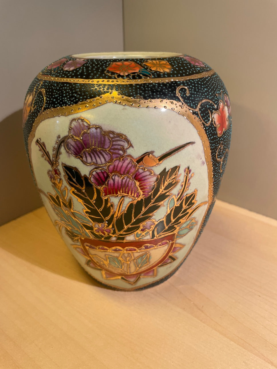 Japansk satsuma stil vase
