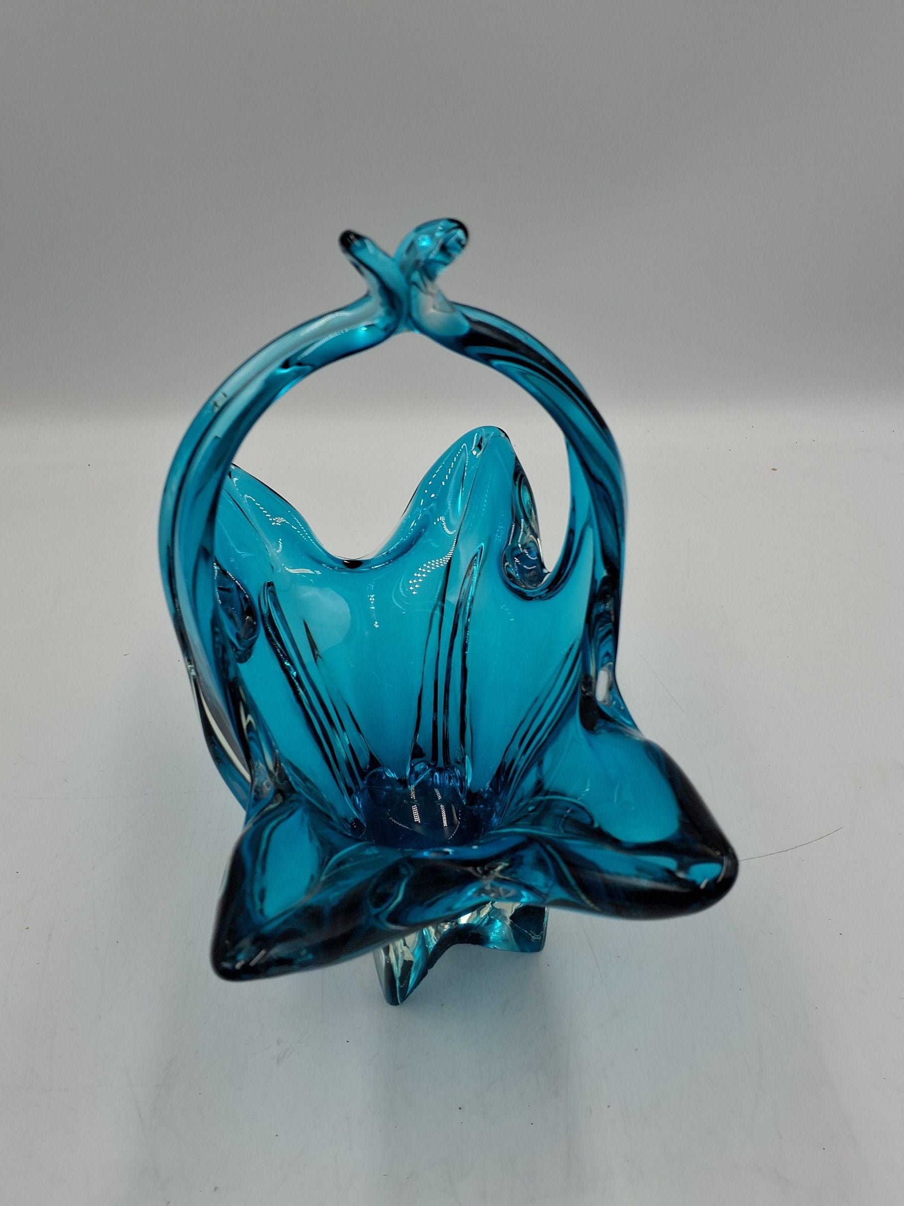 Sjældent Vintage Murano glaskurv