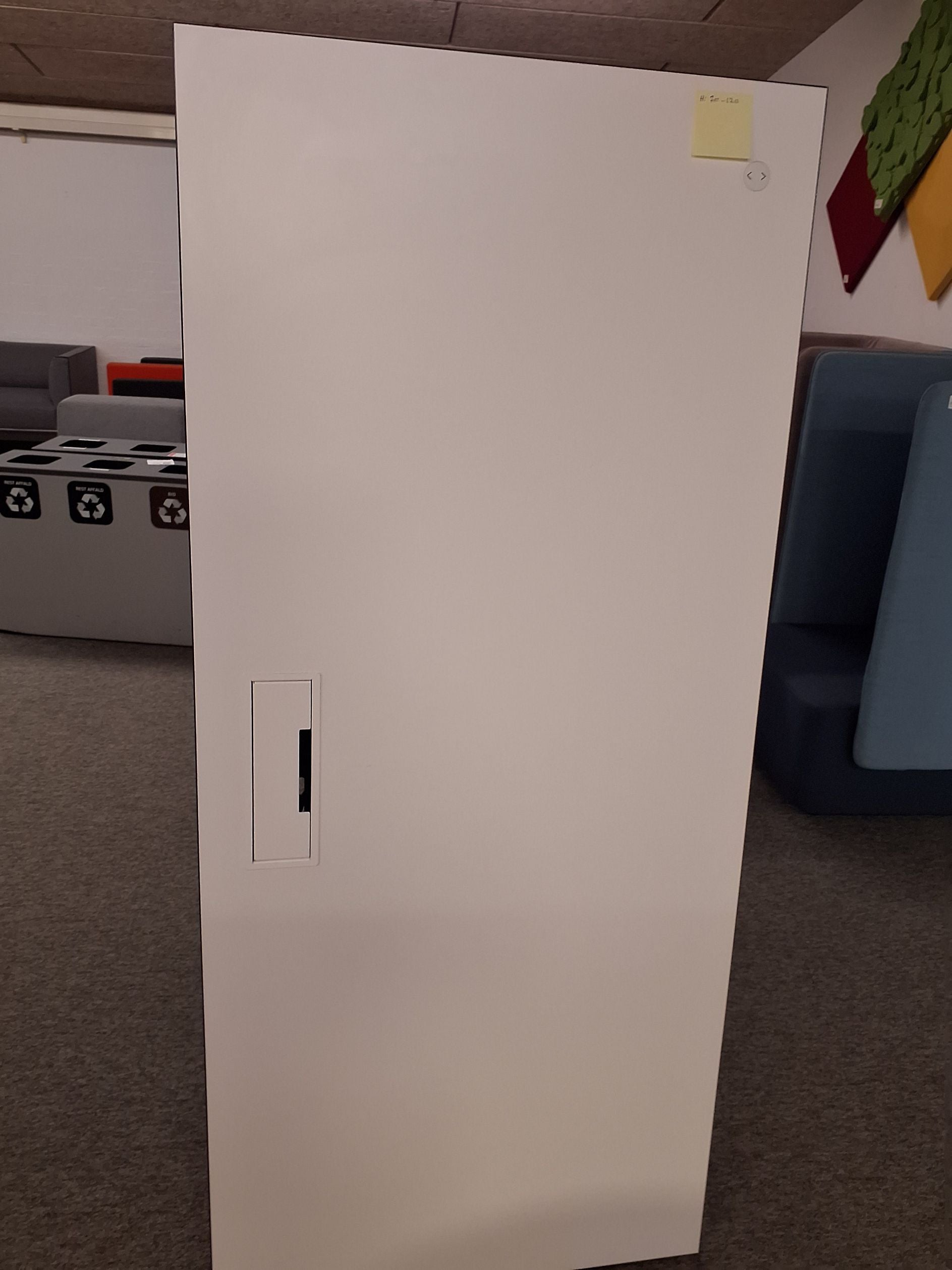 Skrivebord hvid h. 70-120 - 7133