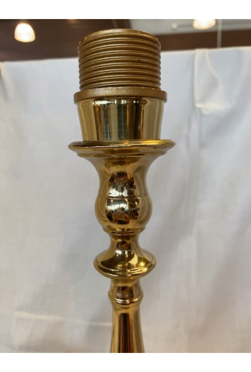 Messing bord lampe