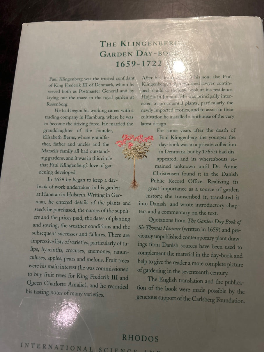 The Klingenberg Garden Day-Book 1659-1722
