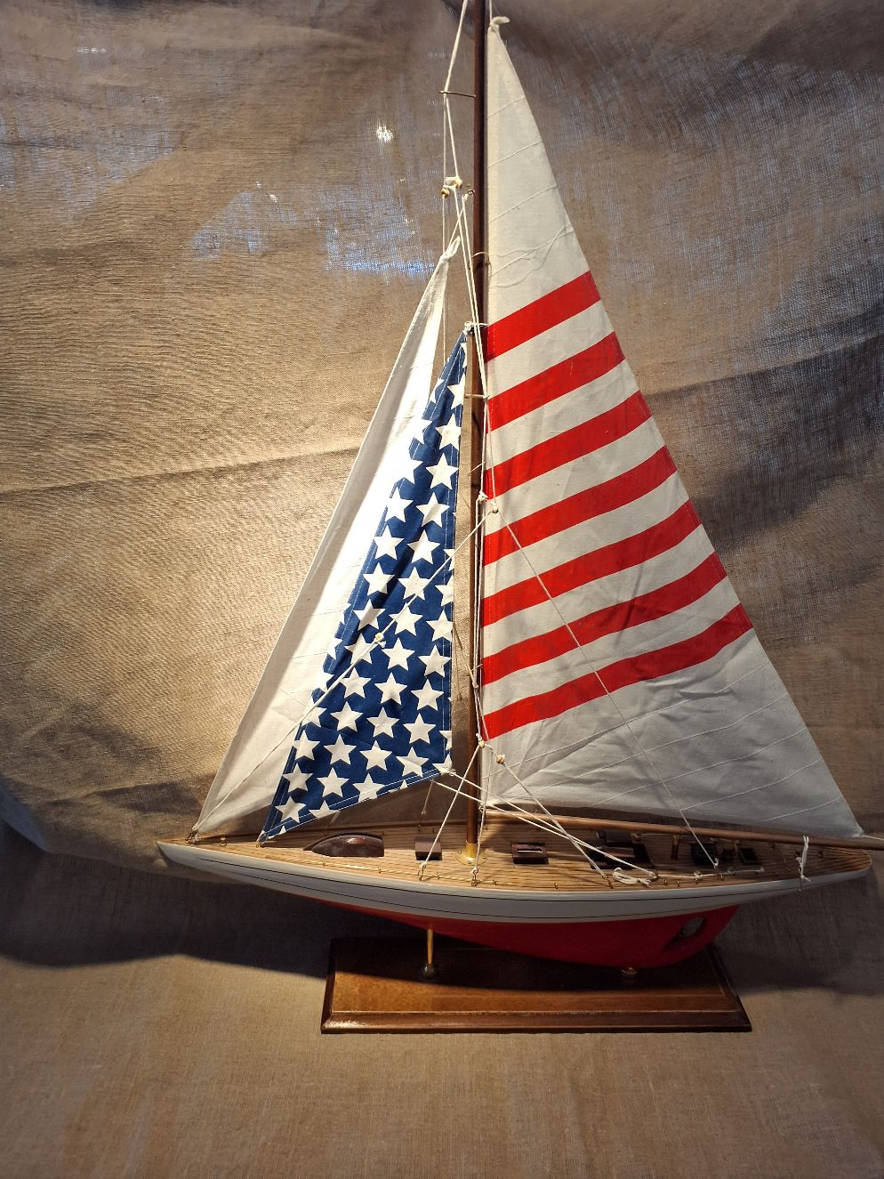 Træbåd "Stars and Stripes