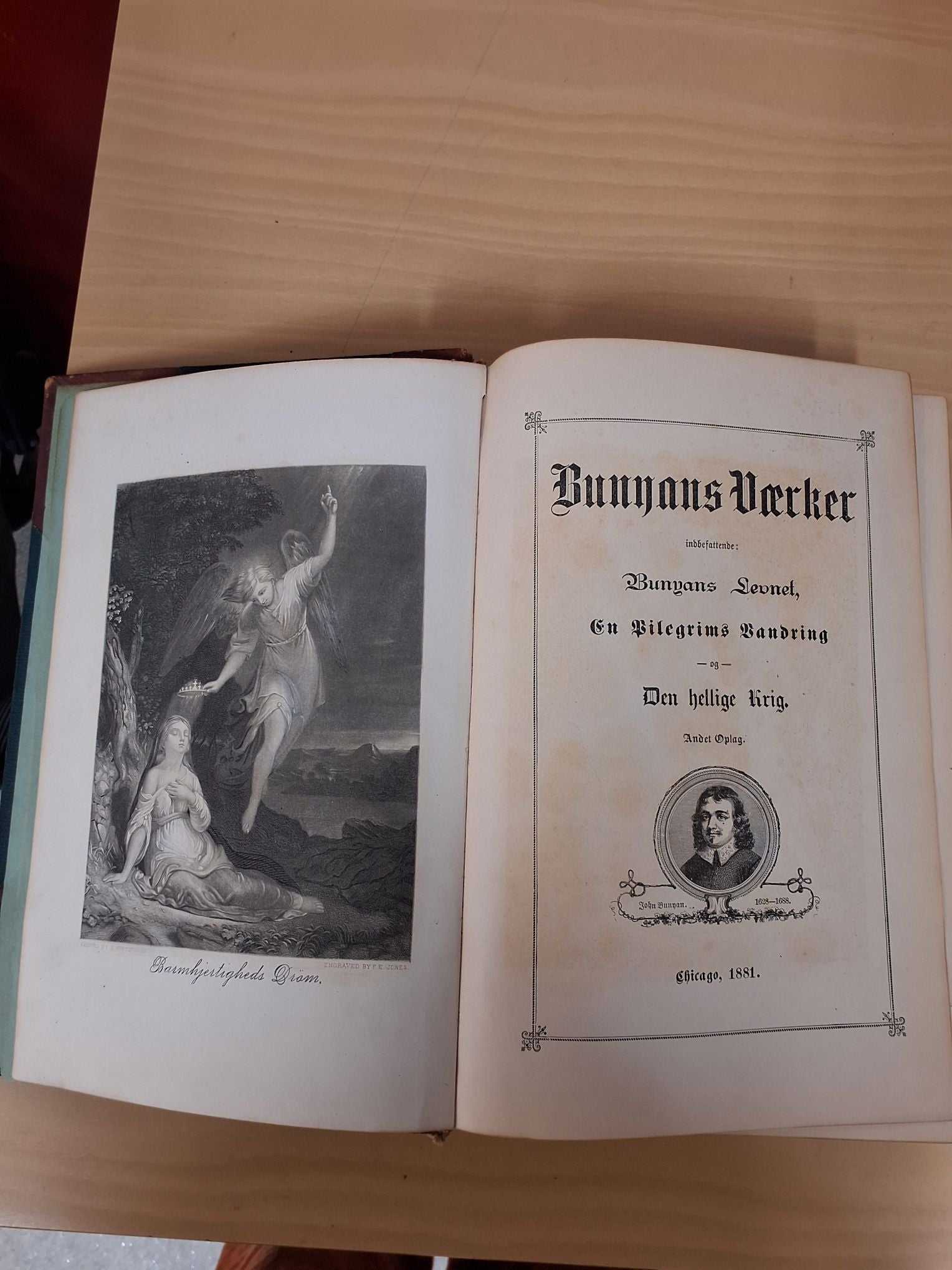 Antikvarisk bog - Bunyan's Værker Illustreret