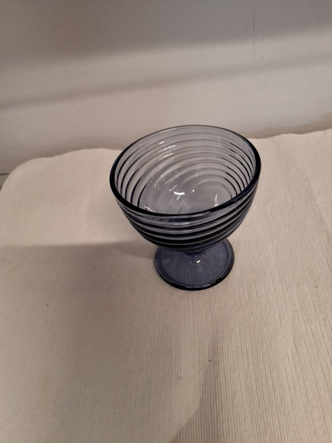 1 stk. Blå portionsglas