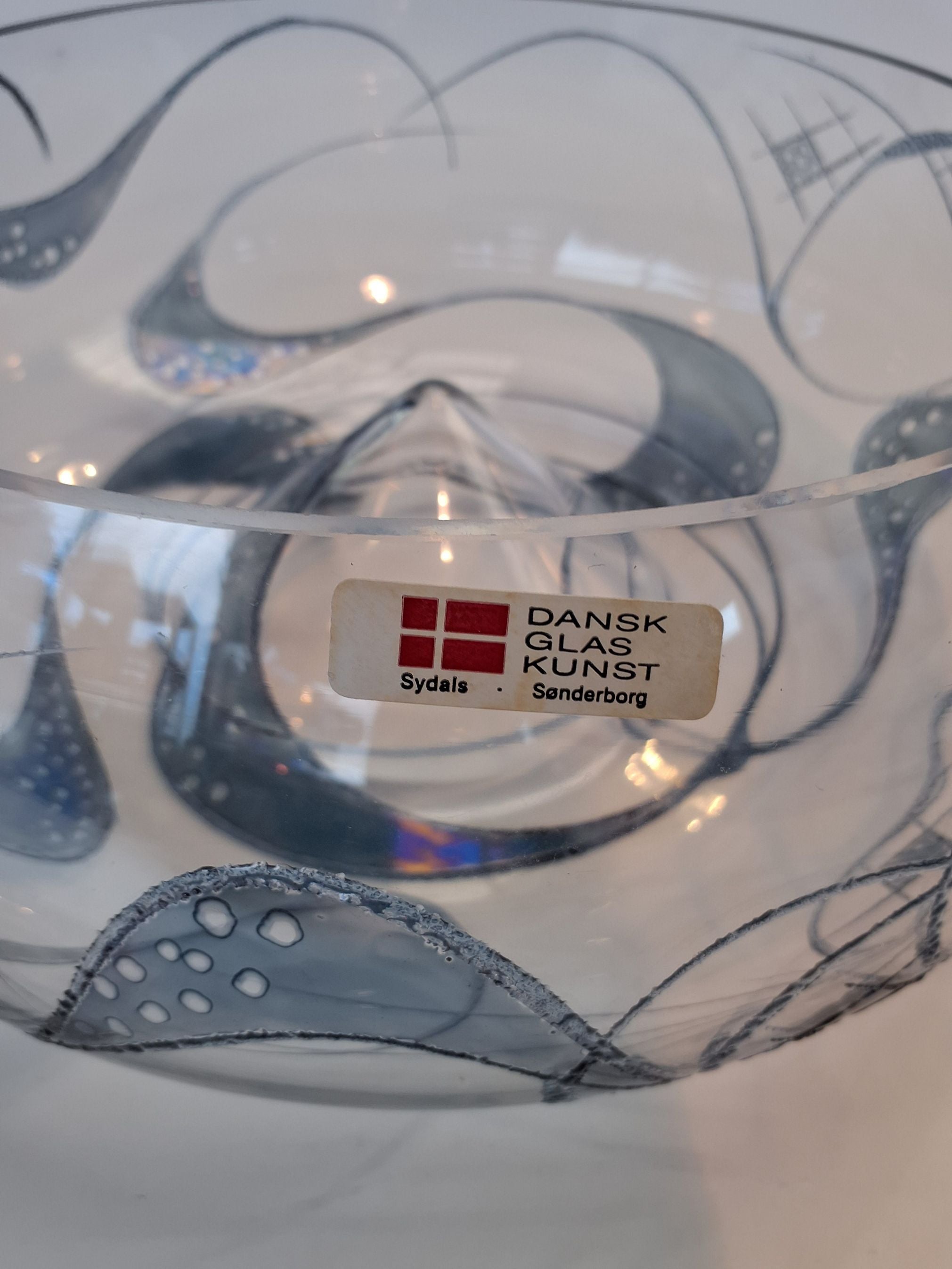 Dansk Glas Kunst Glasskål