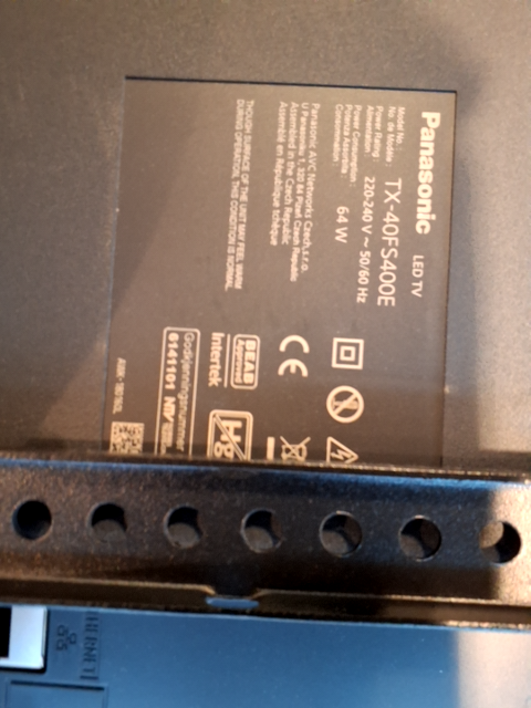 Panasonic  TX-40 smart TV