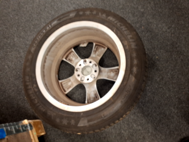 4 Alufælge original Mercedes