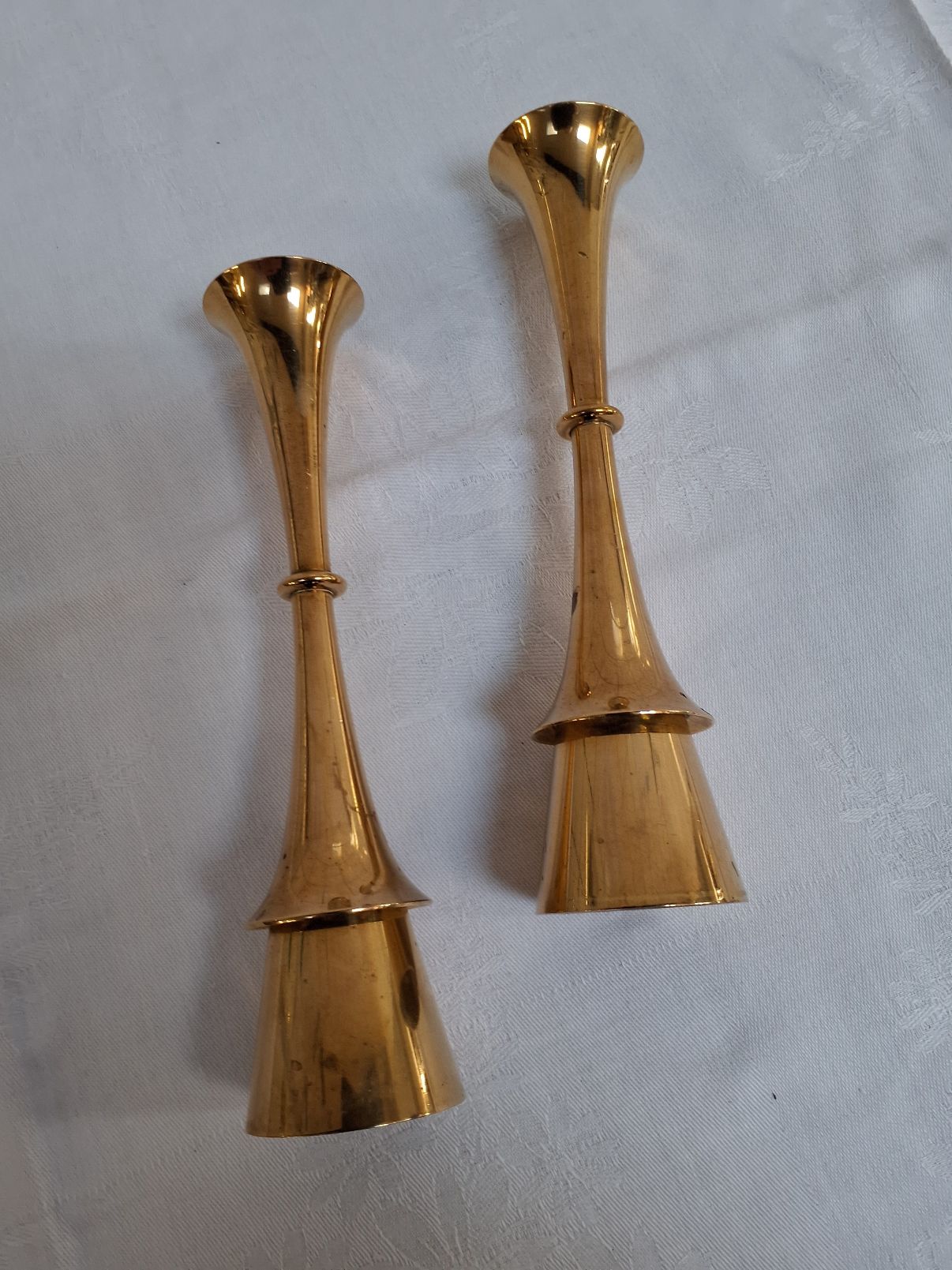 Quistgaard messing lysestager 2 styk