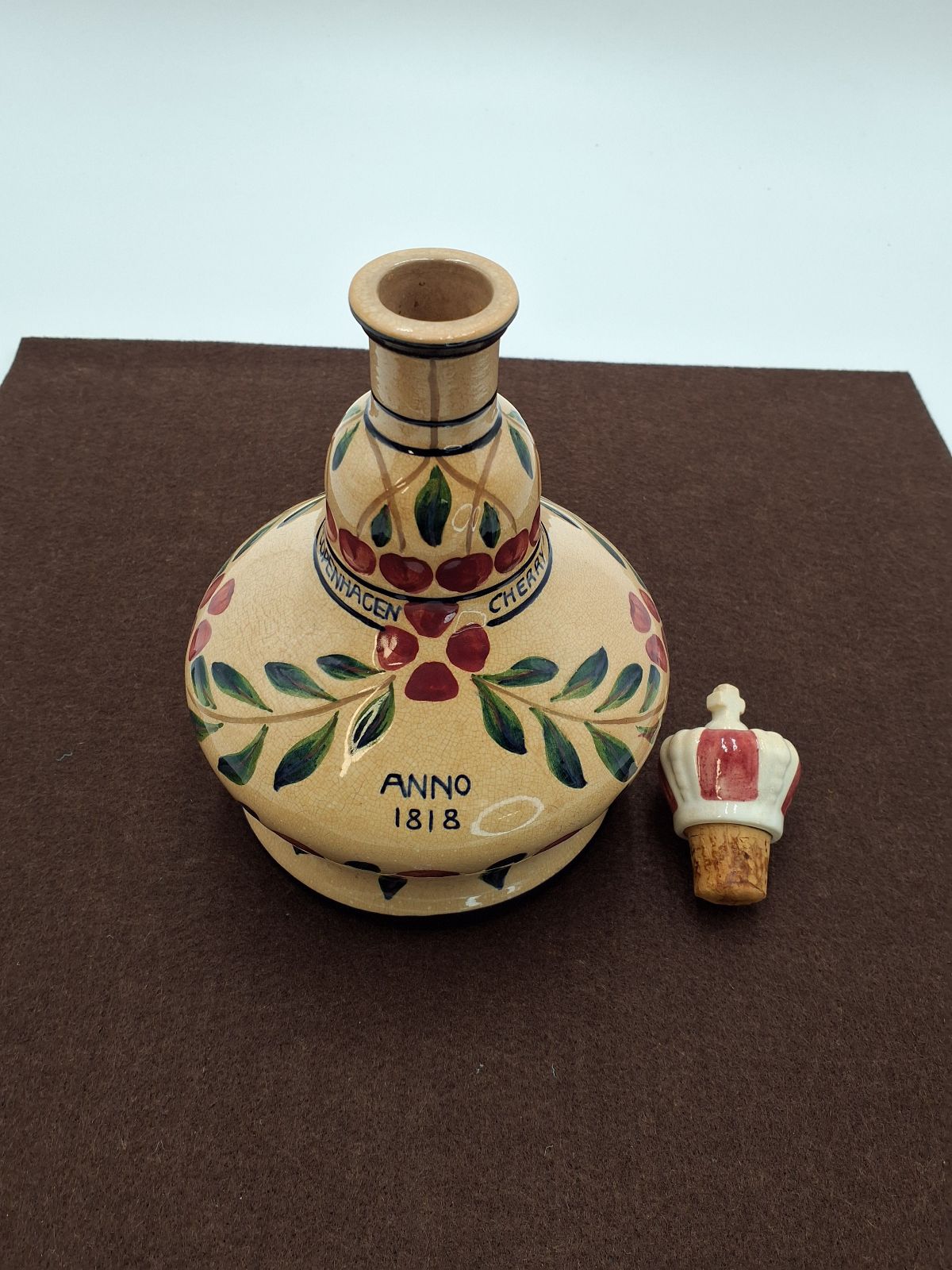 Antik kirsebær liqueur karafel