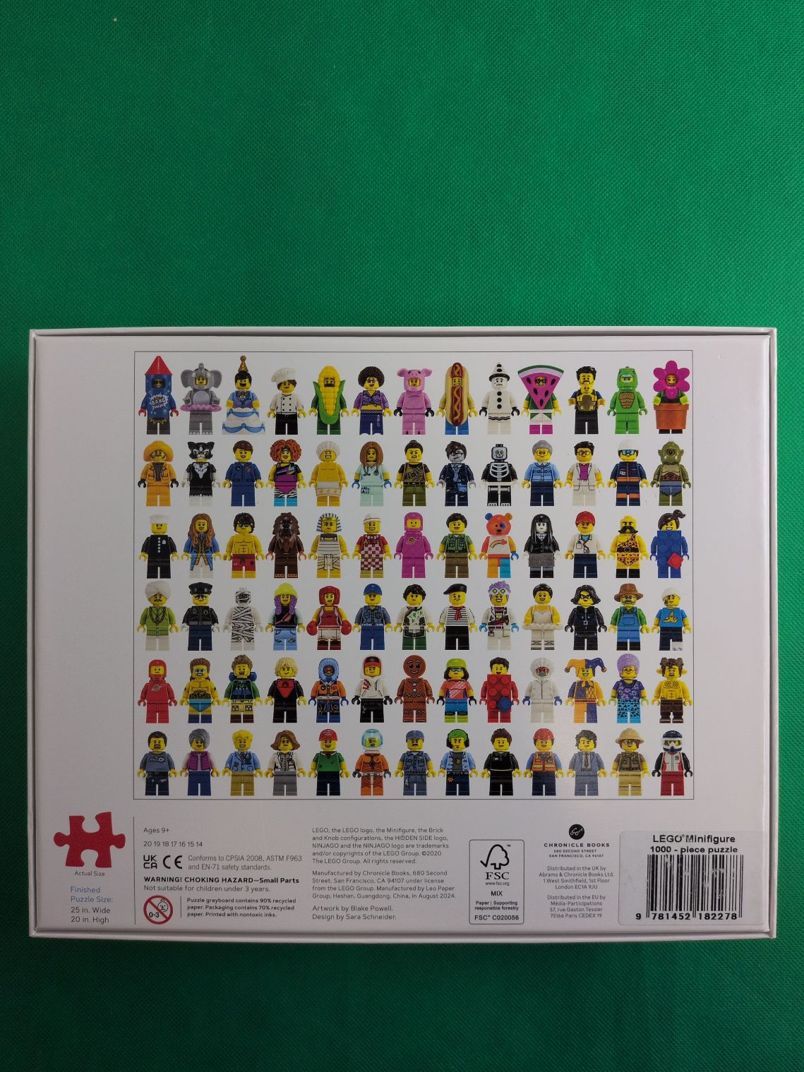 Puslespil LEGO Minifigure Puzzle 1000