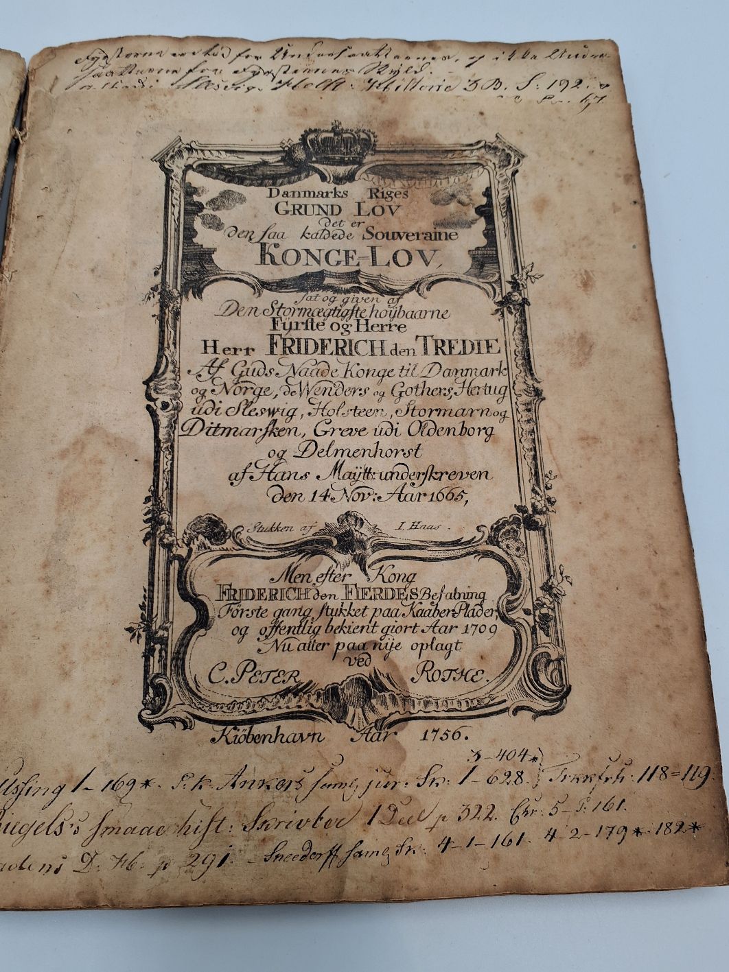 Konge loven 1756