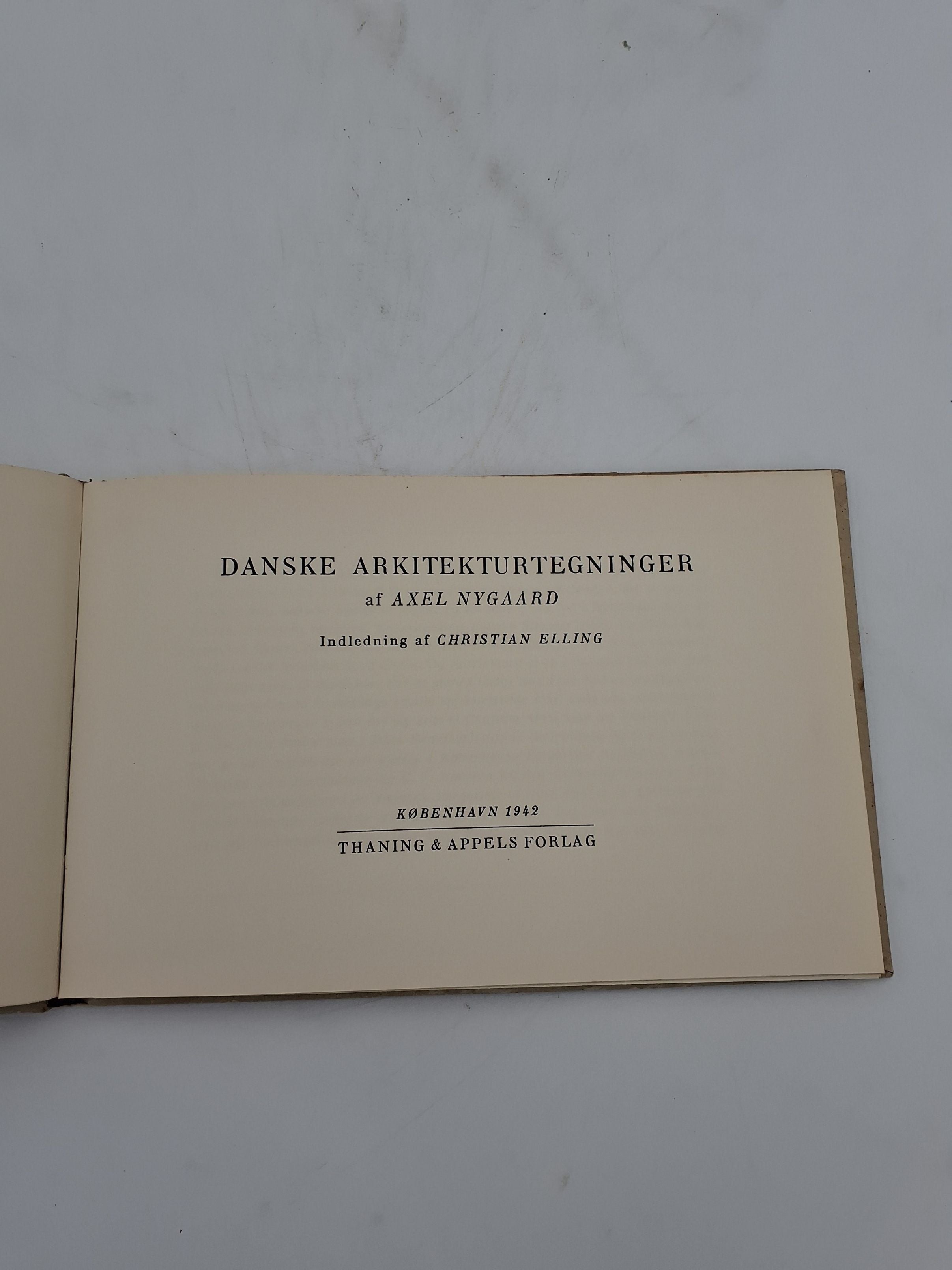 Danske arkitekturtegninger af Axel Nygaard