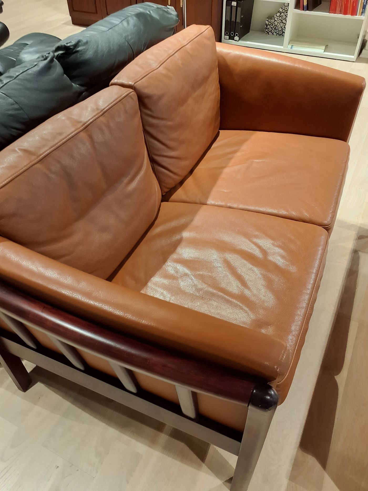 2 personers lædersofa